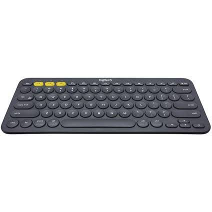 LOGITECH Bluetooth Keyboard K380 Multi-Device - INTNL - US International Layout - DARK GREY
