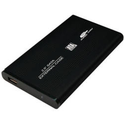 LOGILINK - Carcasa hard disc 2,5'' SATA HDD USB 2.0 Aluminiu negru