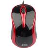 Mouse A4Tech V-TRACK N-350-2 negru/rosu USB