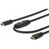 Assmann HDMI High Speed w/ Ethernet connection cable, with amplifier 15.0m