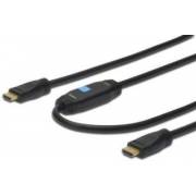 HDMI High Speed w/ Ethernet connection cable, with amplifier 15.0m