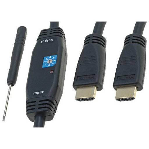 Digitus HDMI High Speed connection cable, with amplifier,  A M/M  15,0m
