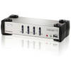 ATEN CS1734A 4-Port USB KVMP Switch, 4x USB KVM Cables, 2-port USB Hub, Audio