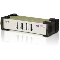 ATEN CS84U 4-Port PS/2-USB KVM Switch, 4x Custom KVM Cable Sets, Non-powered