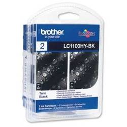 Cerneala Brother LC1100 neagra| 2buc|DCP395CN/DCP585CW/DCP6690CW