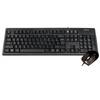 A4tech Set tastatura KRS-8372 USB, SUA, neagra