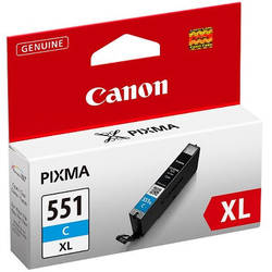 Cerneala Canon CLI551C XL bleu | iP7250/MG5450/MG6350