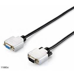 Cablu prelungitor Equip 118852 VGA HD15 male/female, ecranat dublu, 5m