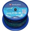 CD-R 700MB 80 min 52X Verbatim 50 buc set AZO Crystal
