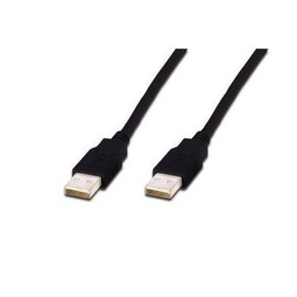 ASSMANN USB 2.0 HighSpeed Connection Cable USB A M (plug)/USB A M (plug) 1m blac