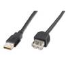 ASSMANN USB 2.0 HighSpeed Extension cable USB A M (plug)/USB A F (jack) 3m black