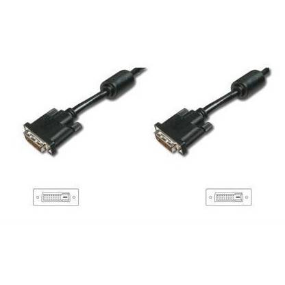 ASSMANN DVI-D DualLink Connection Cable DVI-D (24+1) M /DVI-D (24+1) M 5m black
