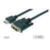 ASSMANN HDMI 1.3 Standard Adapter Cable HDMI A M (plug)/DVI-D (18+1) M (plug) 3m