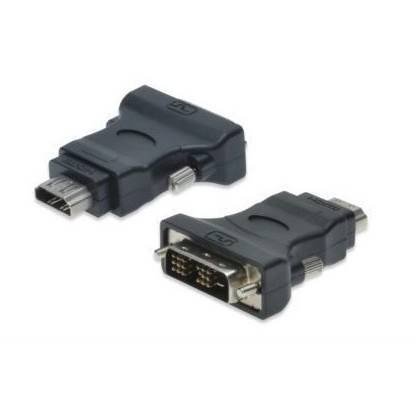 ASSMANN DVI-D SingleLink Adapter DVI-D (18+1) M (plug)/HDMI A M (plug) black