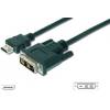 Cablu Assmann, HDMI/DVI-D, 10m, Negru