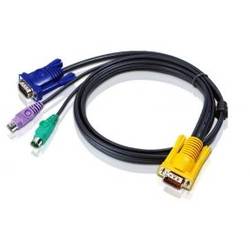 ATEN Cablu prelungire KVM (HD15-SVGA, PS/2, PS/2) - 2m