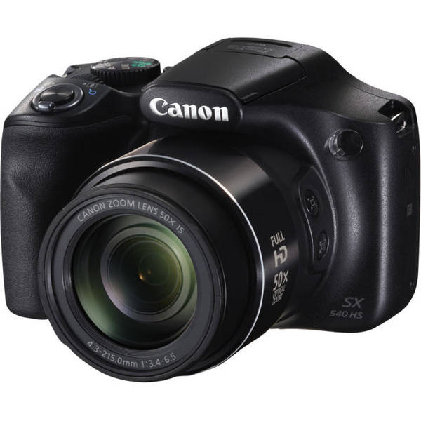 Aparat foto Canon PowerShot SX540 HS, negru