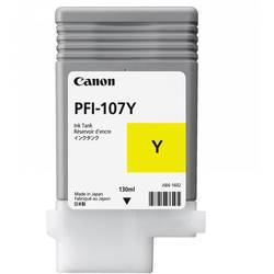 Cartus cerneala Canon PFI-107Y, galben, capacitate 130ml