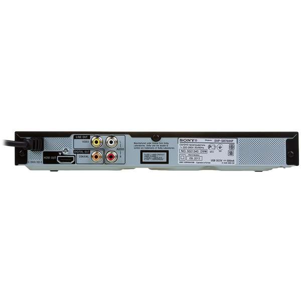 DVD player Sony DVP-SR760H, Reda din surse  multiple: CD-R/RW, DVD+RW/+R/+R DL, DVD-RW/-R/-R DL, JPE