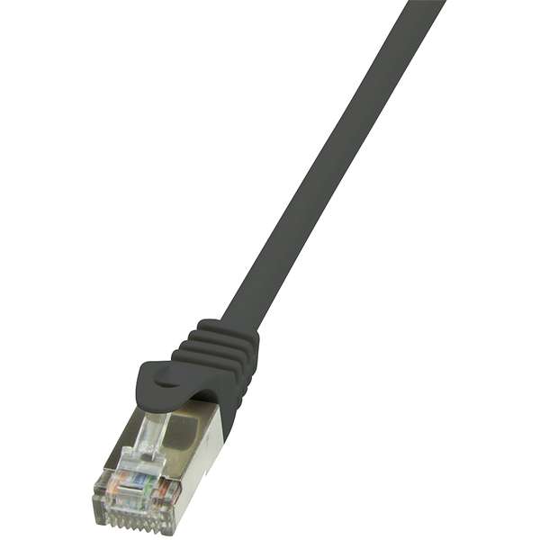 LOGILINK - Cablu Patchcord CAT5e F/UTP 10m negru