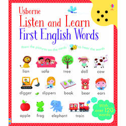 Listen and Learn English Words - Usborne book (2+)