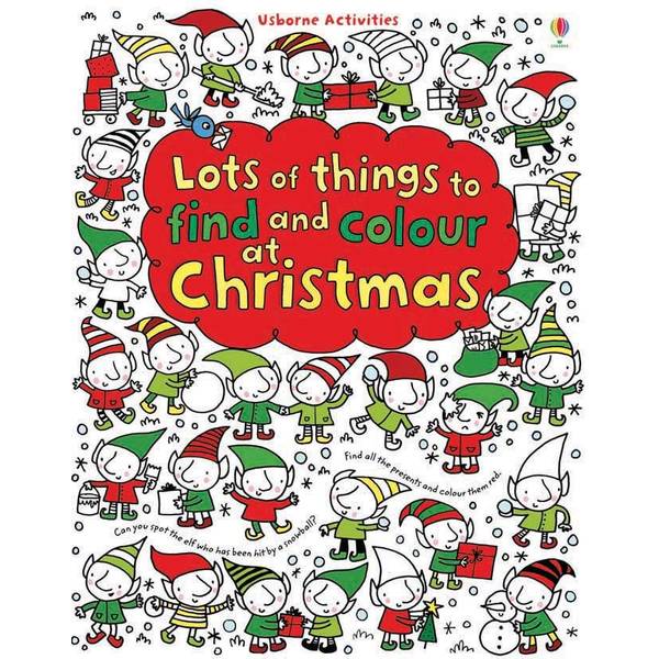 Usborne Lots of things to find and colour at Christmas