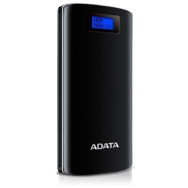 ADATA P20000D Power Bank, 20000mAh, LED flashlight, negru