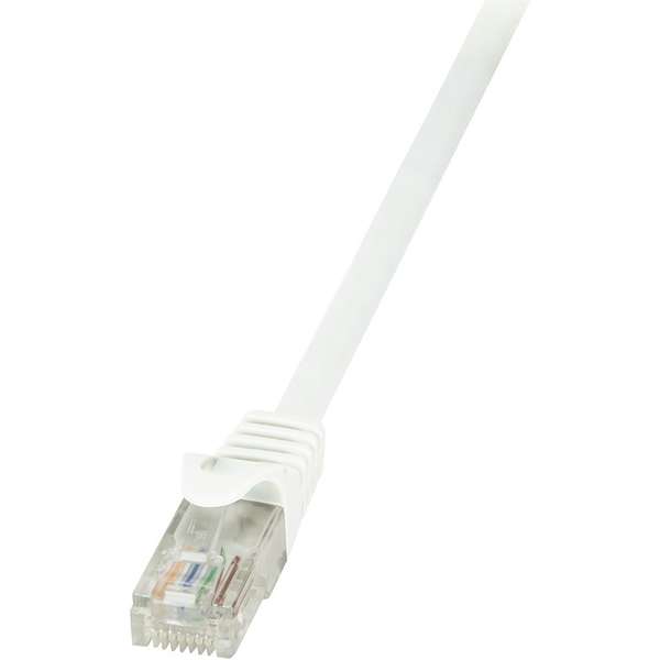 LOGILINK - Cablu Patchcord CAT6 U/UTP EconLine 0,5m alb