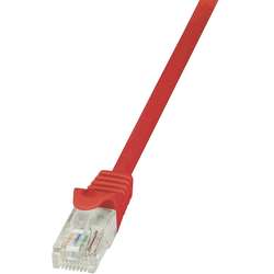 LOGILINK - Cablu Patchcord CAT6 U/UTP EconLine 0,5m roșu