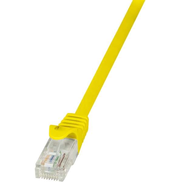 LOGILINK - Cablu Patchcord CAT6 U/UTP EconLine 0,5m galben