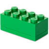 LEGO® Mini cutie depozitare LEGO 2x4 verde inchis