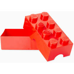 Cutie sandwich LEGO 2x4 rosu