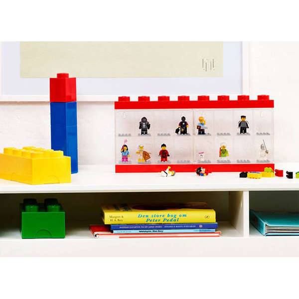 LEGO® Cutie rosie pentru 16 minifigurine LEGO