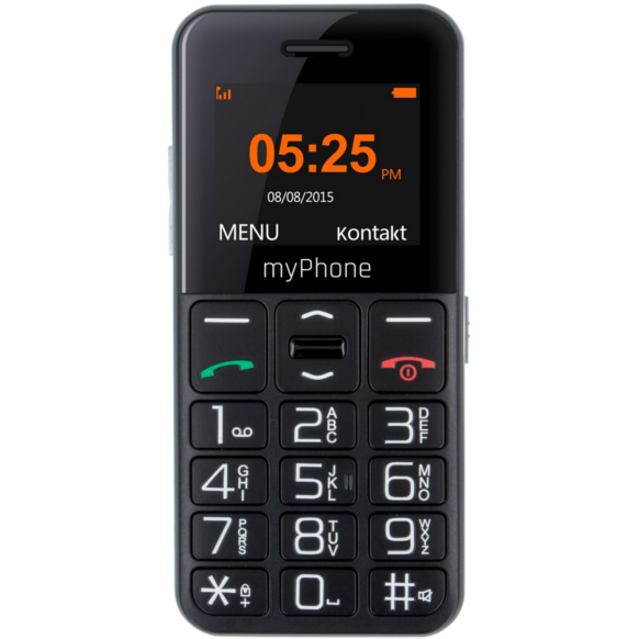 Telefon mobil MyPhone Halo Easy 2G, 1.8, VGA, 1000mAh, Negru