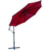 Umbrela Helena cu tija laterala rosu inchis 3m Tarrington House