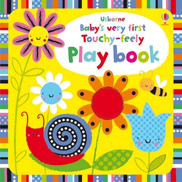 Babys very first Touchy-feely Play book - Usborne book (0+)