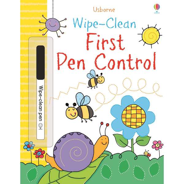 Usborne Wipe-Clean - First Pen Control