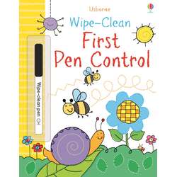 Wipe-Clean First Pen Control - Usborne book (3+)