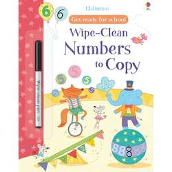 Wipe-Clean Numbers to Copy - Carte Usborne (3+)