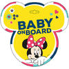 Semn de avertizare Baby on Board Minnie Seven SV9613