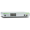ALLIED TELESIS 8 Port Managed Standalone Fast Ethernet Switch, 1 Combo SFP uplink port. Single AC Power Supply