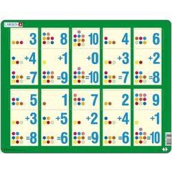 Puzzle Adunarea 1 - 10B, 10 Piese Larsen LRAR12