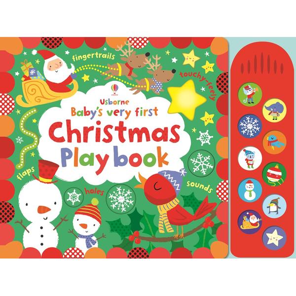 Babys very first Christmas Play book - Carte Usborne (0+)