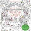 Usborne Fold-out & Colour - Welcome to the Christmas Market