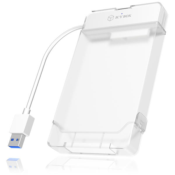 Icybox Usb 3.0 Adapter Cable For 2.5'' Sata Hdd And Ssd, White