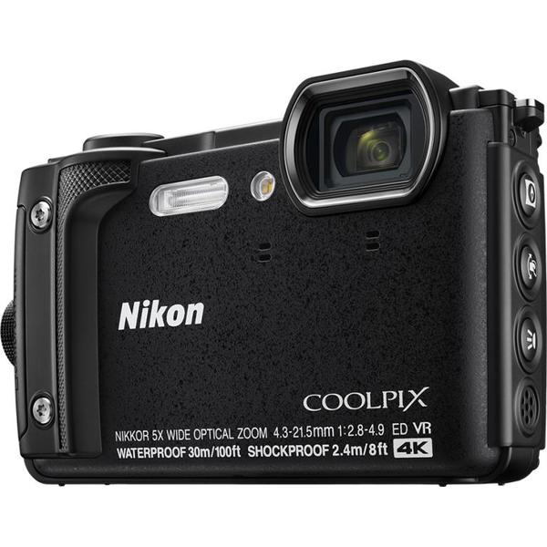 Aparat foto Nikon Coolpix W300 Holiday kit, negru