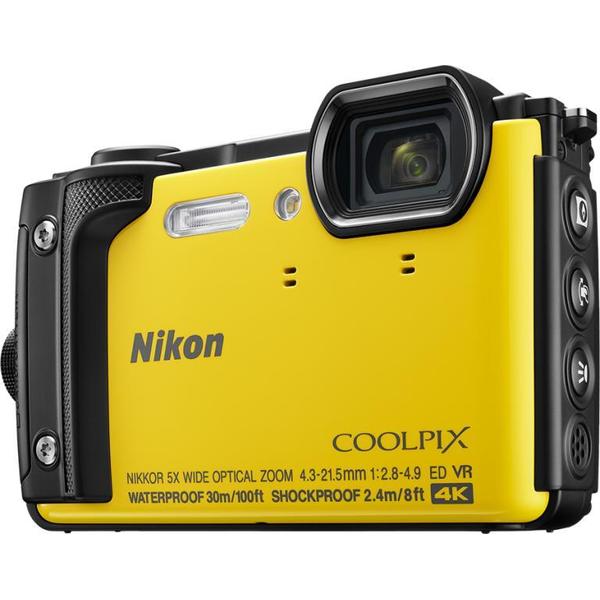 Aparat foto Nikon Coolpix W300 Holiday kit, galben