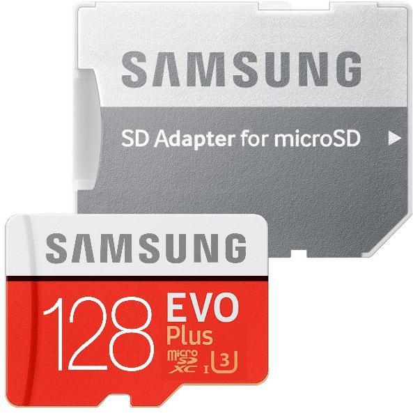 Samsung Memory Card Evo Plus Microsdxc 128gb Class 10 Uhs-I