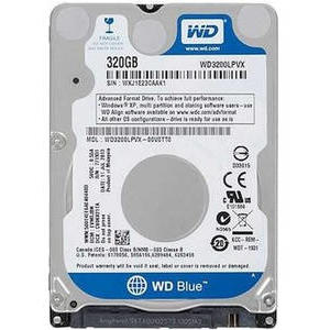 Western Digital Wd Hdd 2.5'', 320gb, Sata/600, 5400rpm, Cache 8mb, Blue