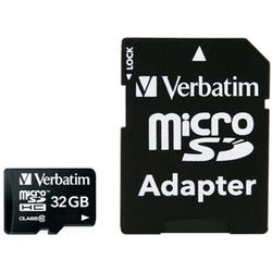 Verbatim 32GB Micro SD (HC) CLASS 10 WITH ADAPTOR